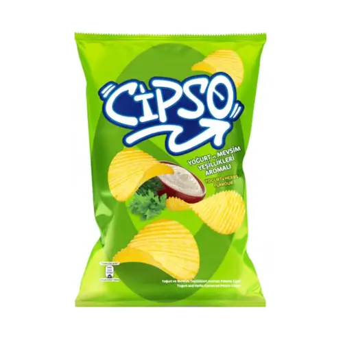 Cipso chips, Yogurt herbs flavour, 104g