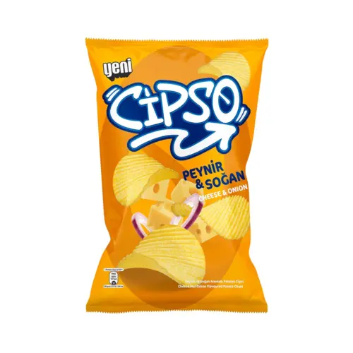 Cipso chips, cheese onion, 104g (Bedst før 25/3-26)