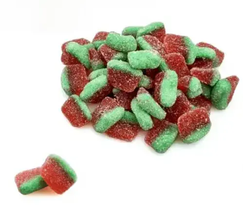Mini Sour Watermelon Slices, Dulceplus, 1 kg