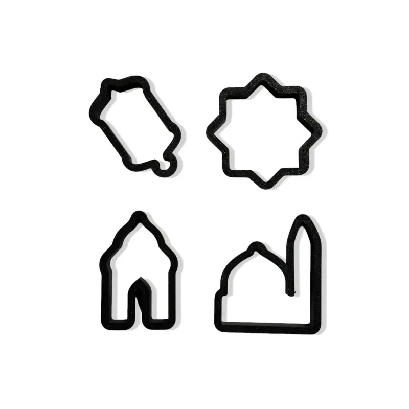 Ramadan Cookie Cutters (4 forskellige farver)