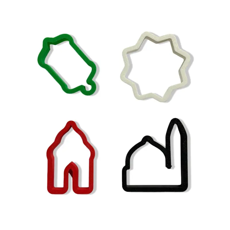 Ramadan Cookie Cutters (4 forskellige farver)