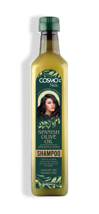 Spanish Olive Oil Shampoo, Cosmo Silk  500 ml