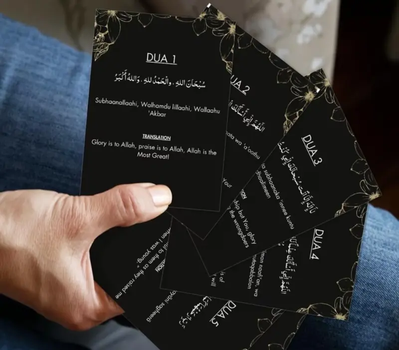 Umrah Dua kort (sort)