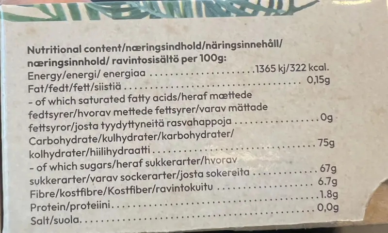 Jumbo Medjoul Dadler fra Jordan, Kayi 1 kg