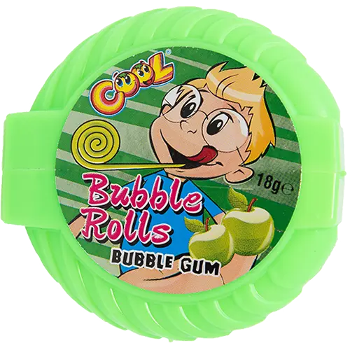 Tyggegummi med Frugtsmag, Cool Bubble Roll 18g