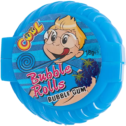 Tyggegummi med Frugtsmag, Cool Bubble Roll 18g