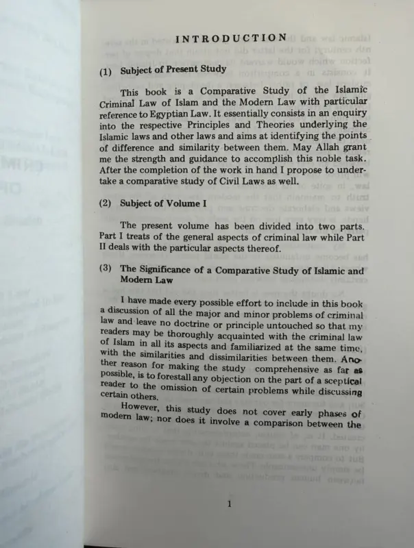 Criminal Law Of Islam by A.Q Oudah Shaheed  (Vol 1-4)