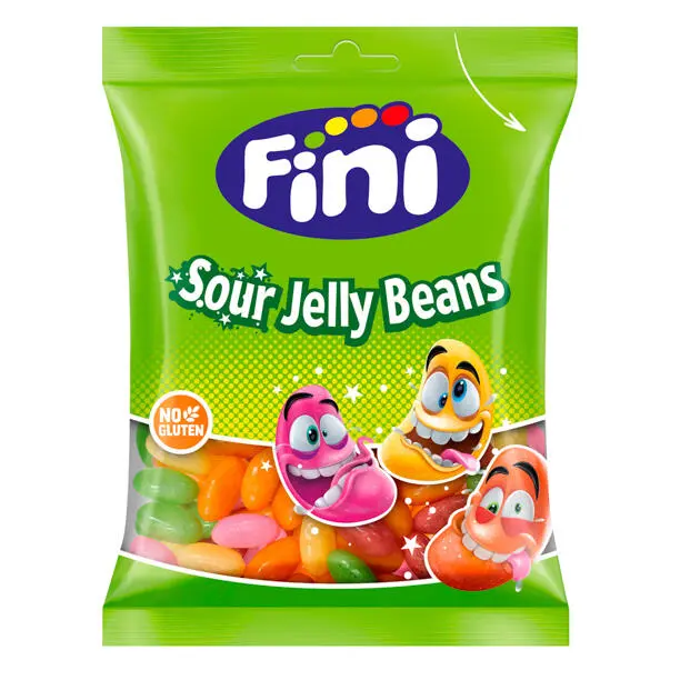Sour Jelly Beans, Fini 85g