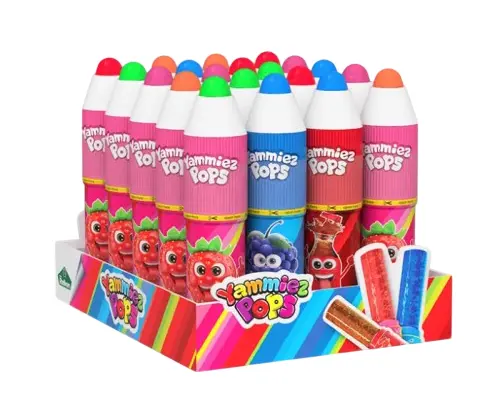 Slikkepind med farveblyant, Yammiez Pops 15g.
