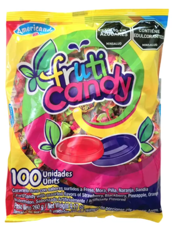 Fruti Candy - Frugt Bolcher, Americandy 260g
