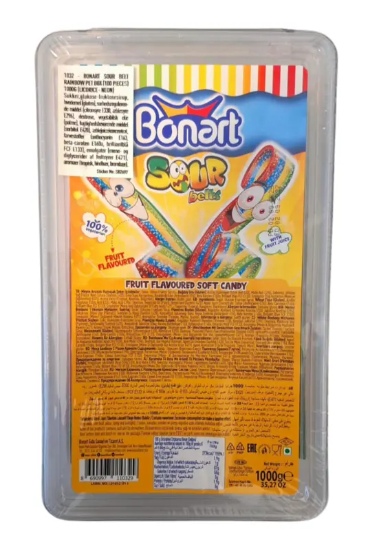 Sour Belts Rainbow, Bonart 1KG