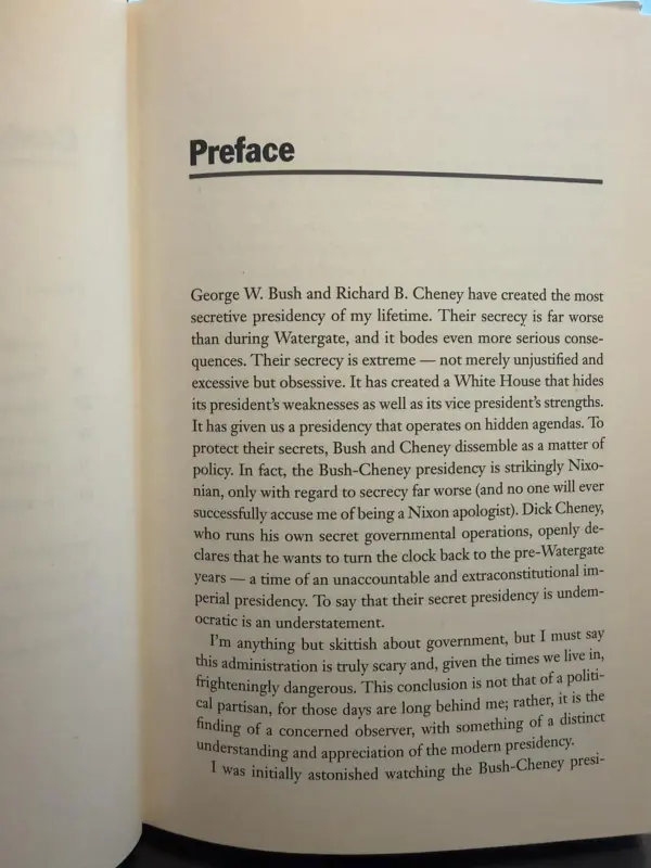 Worse Than Watergate: The Secret Presidency of George W. Bush