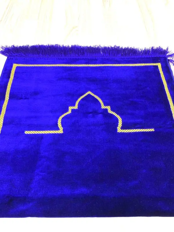 Pure Velour Bedetæppe Navy Blue