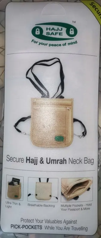 Sikker Hajj & Umrah Hals taske