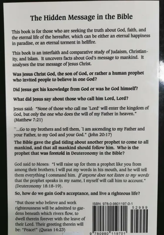 The Hidden Message in The Bible