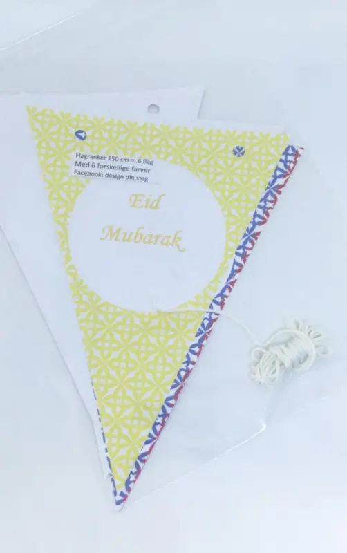 Eid Mubarak Pynt multi/hvid - Mde in Denmark