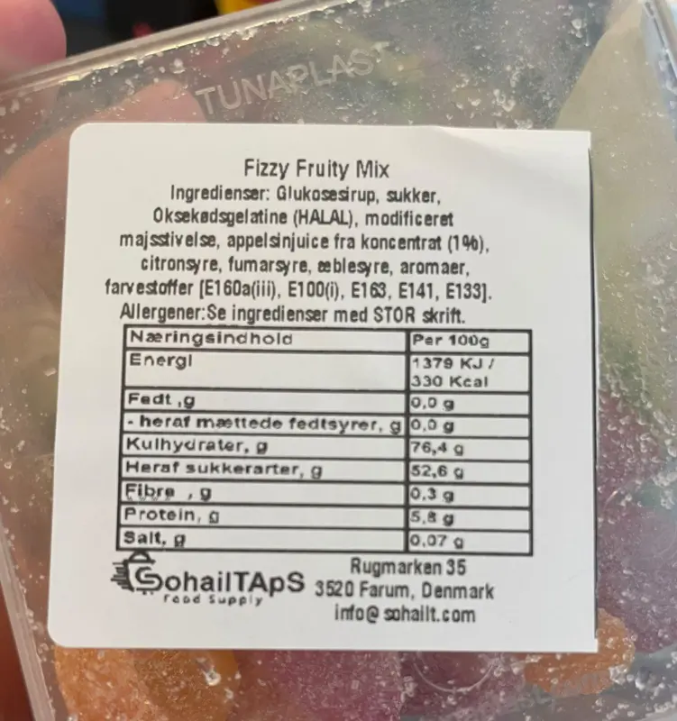 Fizzy Fruity Mix Sweetzone 170 gram