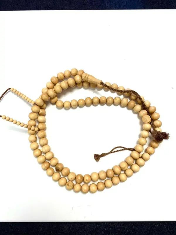 Luxuriöse echte Holz-Tasbih groß 99 Perlen