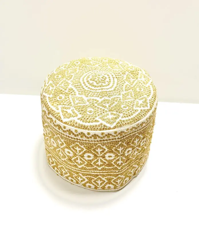 Bede Mütze Creme/Hellgold