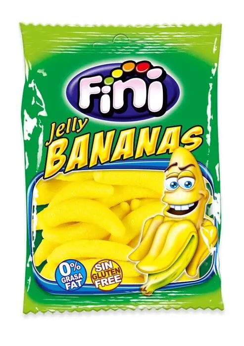 Jelly Bananas Sour Fini 75g