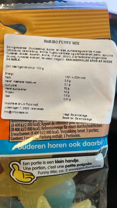 Funny-mix Haribo 75g