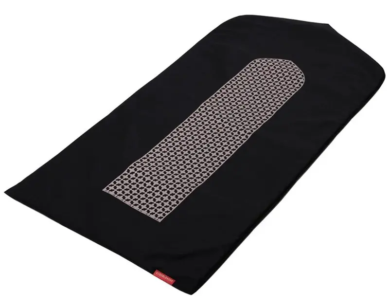 Sort eksklusivt Mashrabiya designer Bedetæppe (kun afhentning)