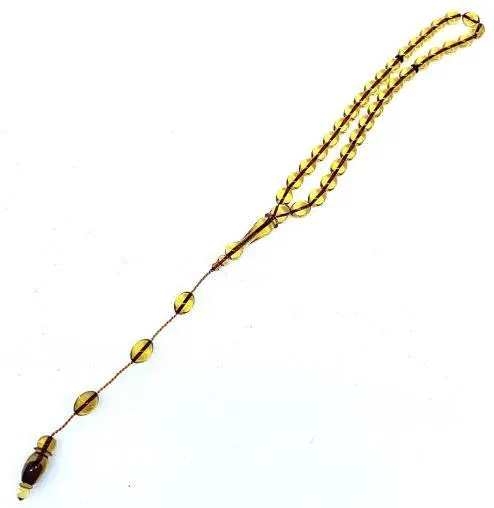 Plexiglas Tasbeeh (Handgefertigt) 33 Perlen