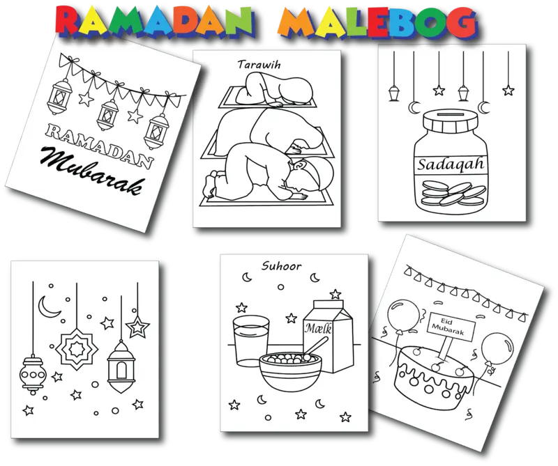 Ramadan Malebog med 32 motiver