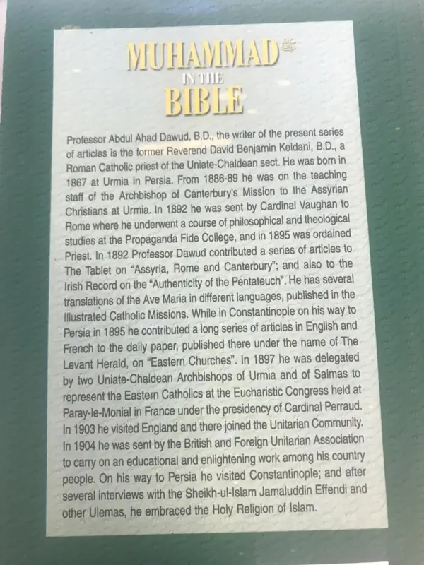 Muhammad in der Bibel