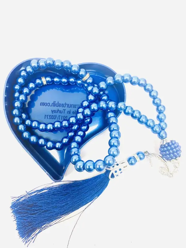 Perle Tasbeeh i Mørkeblå (99 perler)