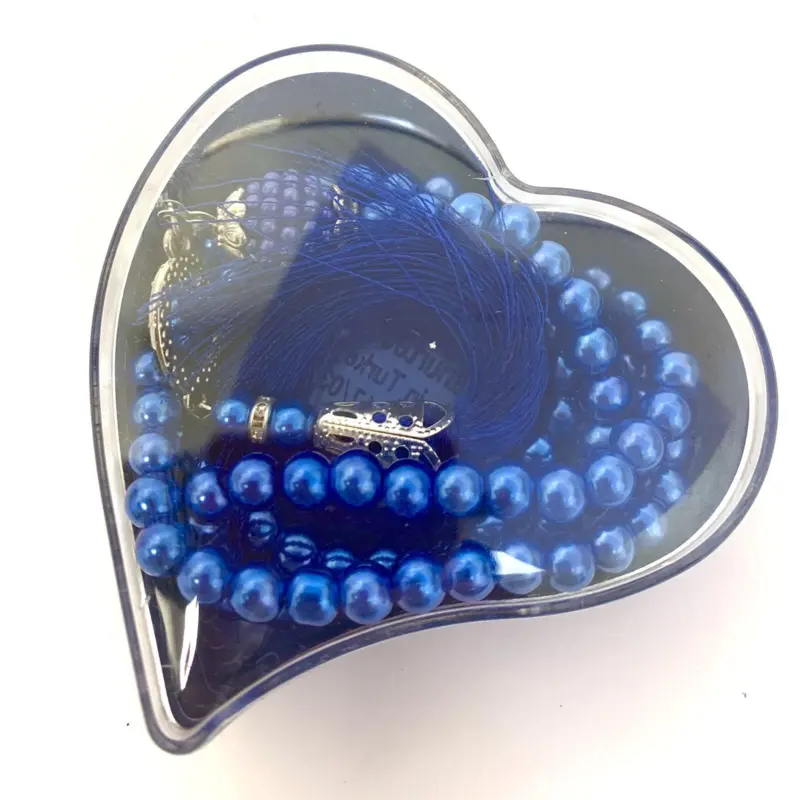 Perle Tasbeeh i Mørkeblå (99 perler)