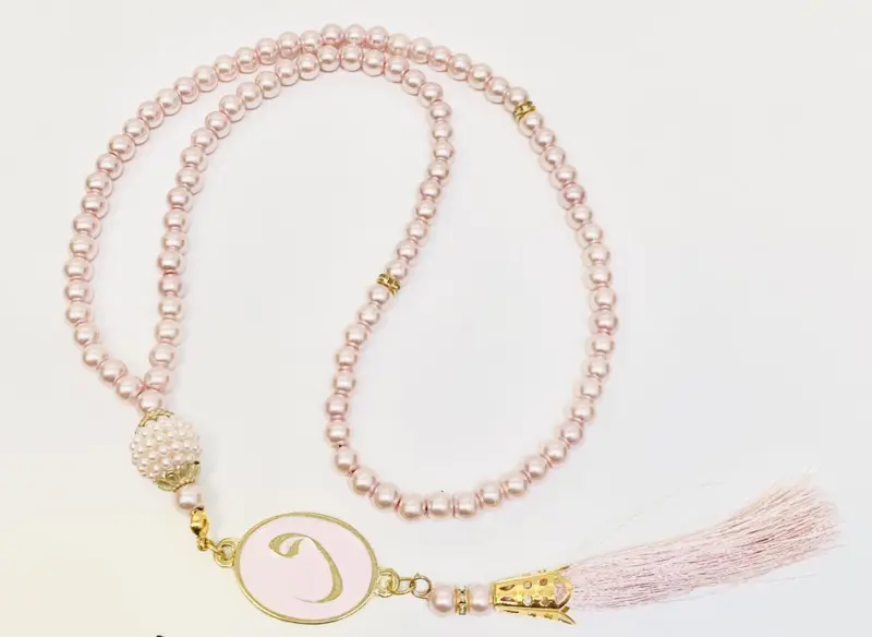 Perlen-Tasbeeh Rosa (99 Perlen)