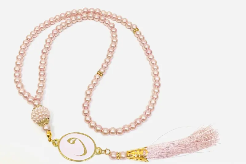 Perlen-Tasbeeh Rosa (99 Perlen)