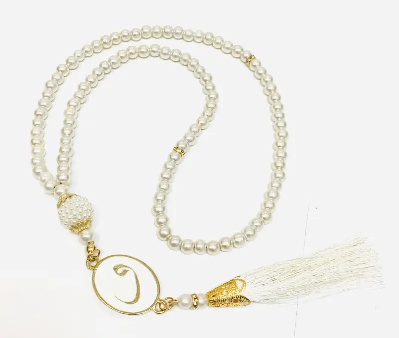 Perlen-Tasbeeh in Weiß (99 Perlen)