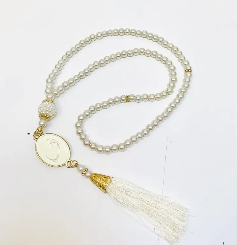 Perlen-Tasbeeh in Weiß (99 Perlen)