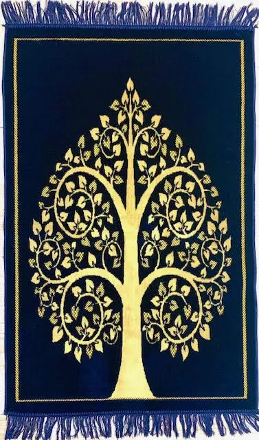 Bukhara Bedetæppe Mørkeblå