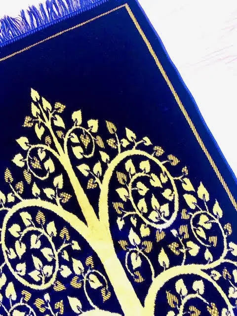 Bukhara Bedetæppe Mørkeblå