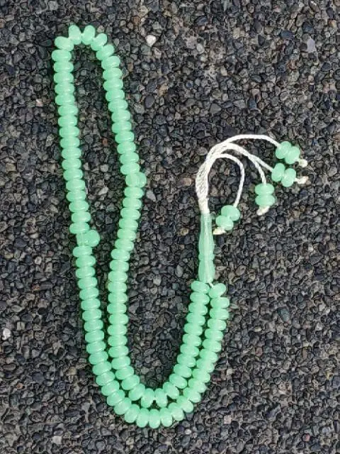 Glow In The Dark, Grøn Tasbeeh Med 99 perler