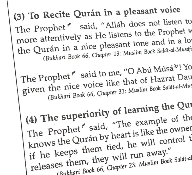 Sayings of the holy prophet Muhammad (saw)