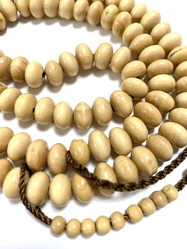 Echte Holz Tasbeeh Hellbraun 99 Perlen