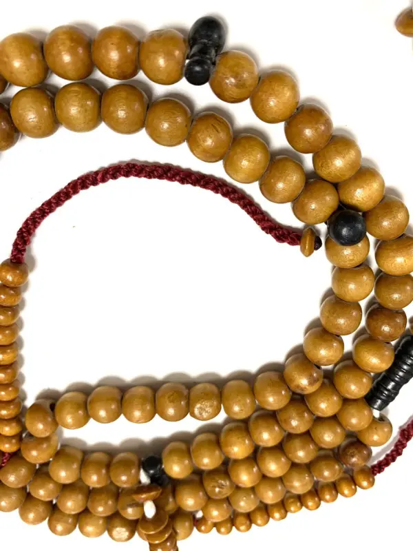 Echte Holz Tasbeeh Karamellbraun 99 Perlen