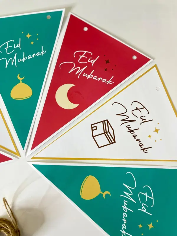 Eid Dekoration i blandade färger (Made in Denmark)