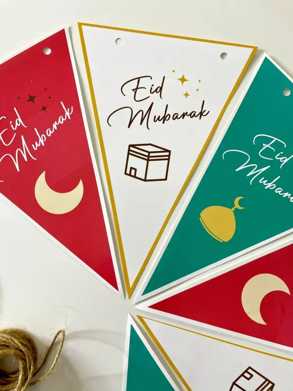 Eid Dekoration i blandade färger (Made in Denmark)