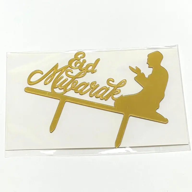 Eid Mubarak, Cake Topperset, 6 st