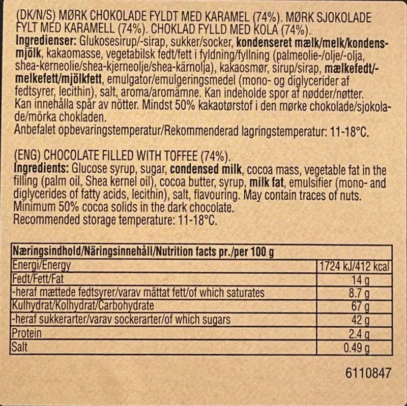 Guld Karameller Toms 900g