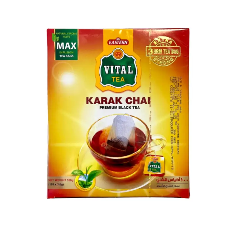 Karak stark chai, premium svart te, 300g - Vital Tea