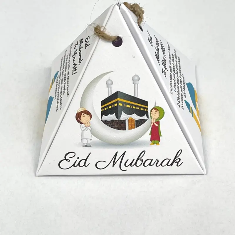 Eid ul fitr Geschenk Pyramidenbox