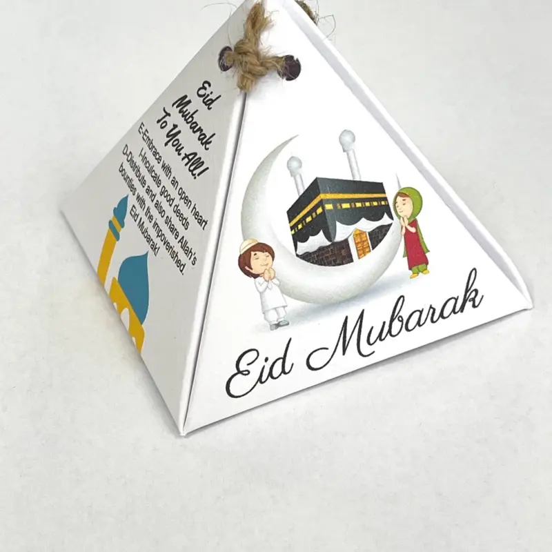 Eid ul fitr Geschenk Pyramidenbox