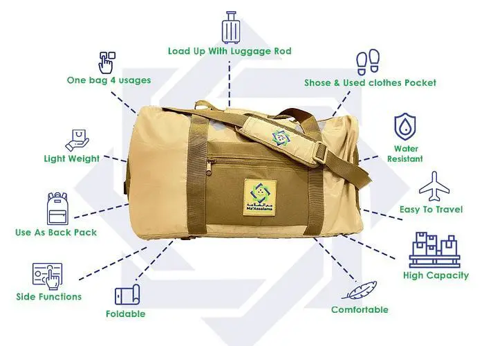 Hajj/Umrah, all in 1 rejsetaske