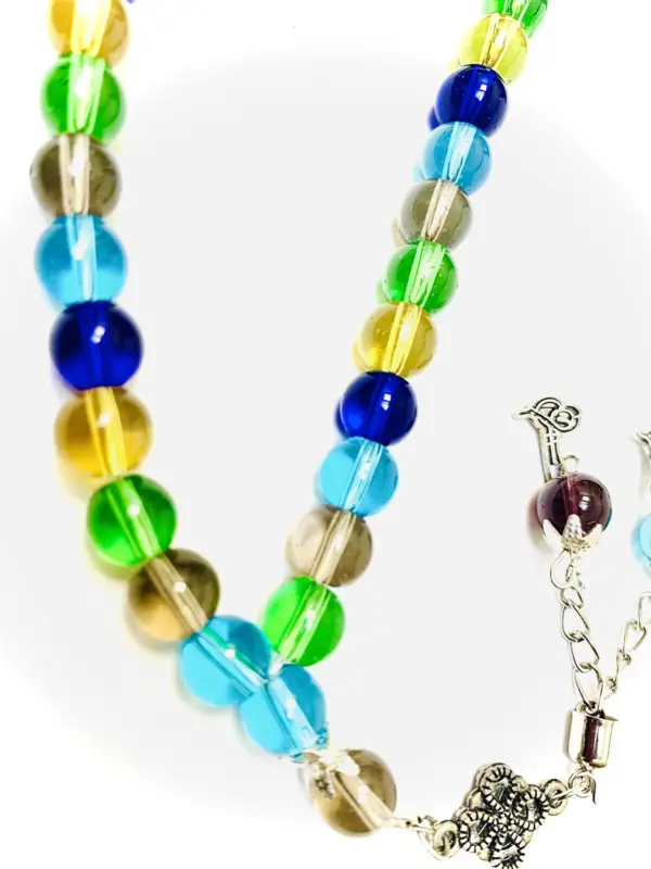 Mosaik Design Glas Tasbih 33 Perlen